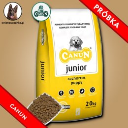 PRÓBKA Canun Junior dla młodych psów z kurczakiem(30%) - próbka 150g