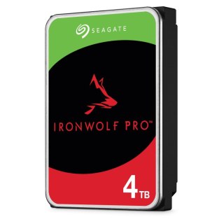 Dysk HDD Seagate IronWolf Pro ST4000NE001 (4 TB ; 3.5"; 128 MB; 7200 obr/min)