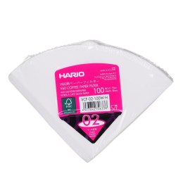 Zestaw filtrów papierowych Do dripa HARIO V60 VCF-02-100W-H