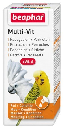 Beaphar Multi-Vit preparat witaminowy dla papugi 20ml