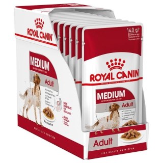 ROYAL CANIN SHN Medium Adult w sosie - mokra karma dla psa dorosłego - 10x140g