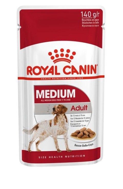 ROYAL CANIN SHN Medium Adult w sosie - mokra karma dla psa dorosłego - 10x140g