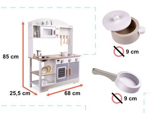 LULILO Kuchnia drewniana dla dzieci MDF KUKO + akcesoria