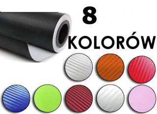 Folia rolka carbon 3D srebrna 1,27x28m