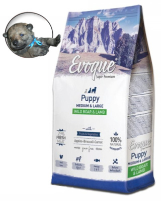 PRÓBKA Evoque Puppy Dziczyzna z jagnięciną M&L Super Premium 150g