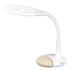 Nowoczesna lampka na biurko wielokolorowa RGB LED Activejet VENUS RGB biała z funkcją oświetlenia nocnego