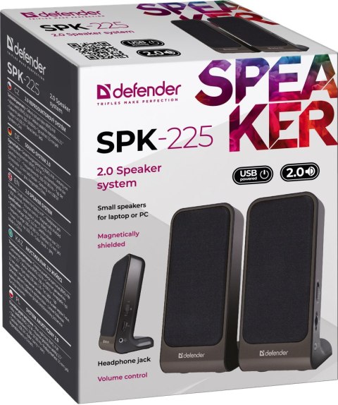 GŁOŚNIKI DEFENDER SPK-225 4W 2.0 USB