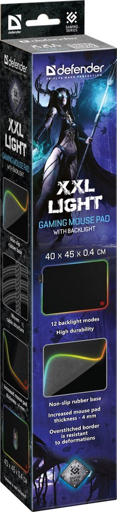 PODKŁADKA DEFENDER GAMING ULTRA LIGHT LED 900x350x4mm