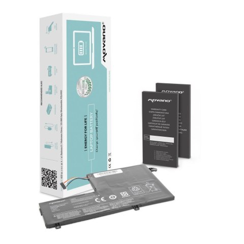 Bateria Movano do notebooka Lenovo Yoga 500, Flex 3 (10.8V-11.1V) (4050 mAh)