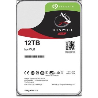 Dysk SEAGATE IronWolf™ 12TB ST12000VN0008 7200 256MB SATA III NAS