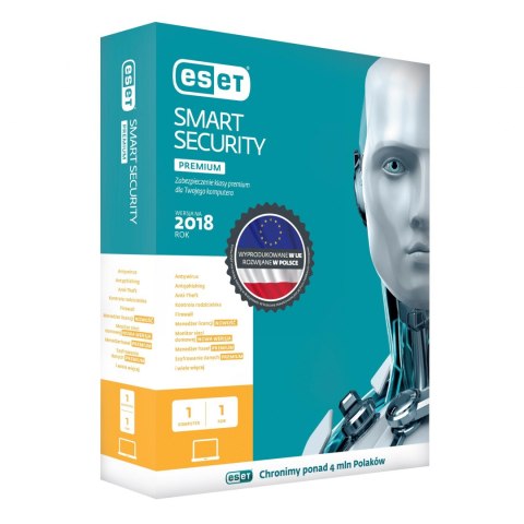 Oprogramowanie ESET Smart Security PREMIUM - przedłużenie licencji, 24 m-cy, BOX