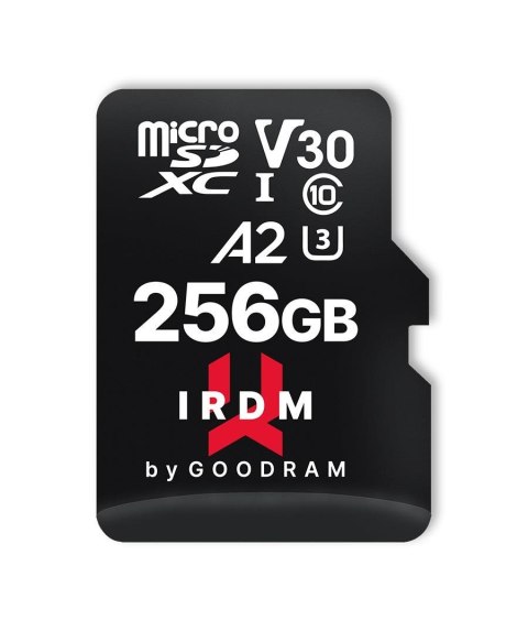 Karta pamięci microSDHC GOODRAM 256GB IRDM-A2 UHS + adapter