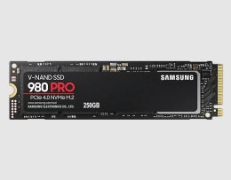 Dysk SSD Samsung 980 PRO 250 GB PCIe 4.0 NVMe M.2 SSD (6400/2700 MB/s) TLC