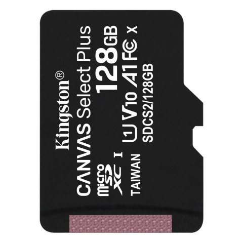 Karta pamięci Kingston microSD Canvas Select Plus 128GB Class 10 UHS-I U1 V10