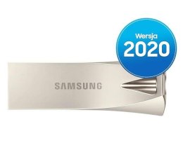 Pendrive Samsung BAR Plus 2020 128GB USB 3.1 Flash Drive 400 MB/s Champaign Silver