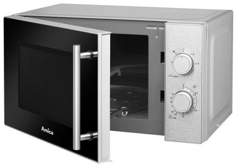 Kuchenka mikrofalowa Amica AMMF20M1I (700W; 20l; kolor inox)