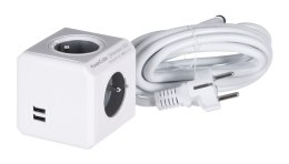 Przedłużacz allocacoc PowerCube Extended USB 2404/FREUPC (3m; kolor szary)