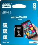 Karta GoodRam M40A-0080R11 (8GB; Class 4)