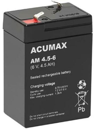 Akumulator ACUMAX serii AM 6V 4,5Ah