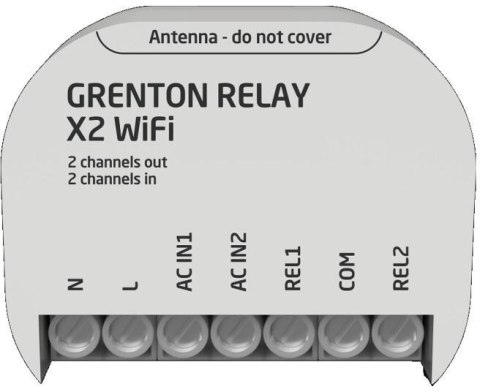 GRENTON - RELAY X2 WiFi, FLUSH