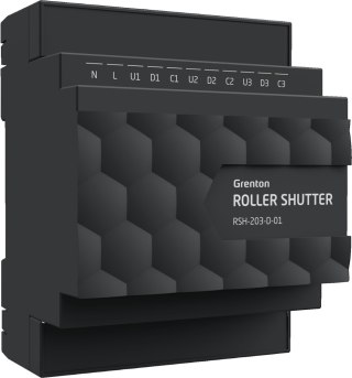 GRENTON - ROLLER SHUTTER x3, DIN, TF-Bus ( 2.0 )