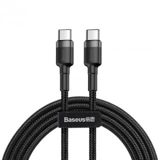 BASEUS KABEL USB-C DO USB-C 60W 1M (CZARNO-SZARY)