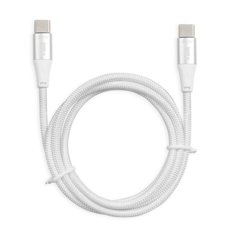 KABEL I-BOX USB TYP-C 60W 2M PD/QC BIAŁY