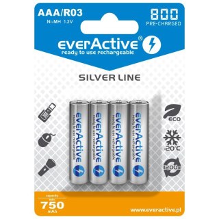 Zestaw akumulatorków everActive EVHRL03-800 (800mAh ; Ni-MH LSD)