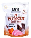 Brit Jerky Turkey Meaty Coins - Indyk - przysmak dla psa - 200g