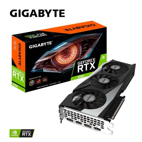 Karta graf. Gigabyte RTX3060 Gaming OC 12GB GDDR6