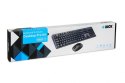 Zestaw klawiatura + mysz IBOX DESKTOP PRO KIT IKMS606W (USB 2.0; (US); kolor czarny; optyczna; 1200 DPI)