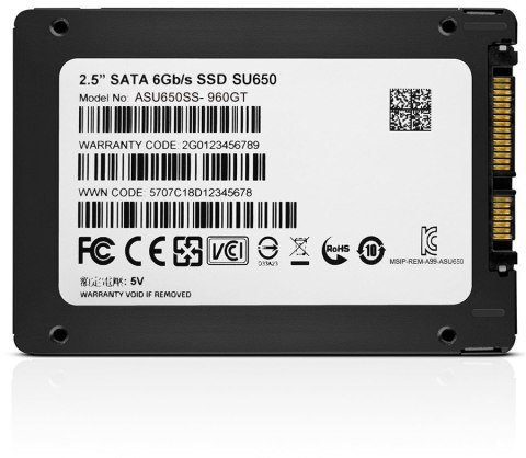 DYSK SSD ADATA Ultimate SU650 240GB 2.5 S3 3D