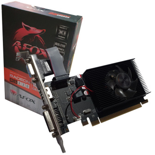 AFOX RADEON R5 220 1GB DDR3 64BIT DVI HDMI VGA LP AFR5220-1024D3L5