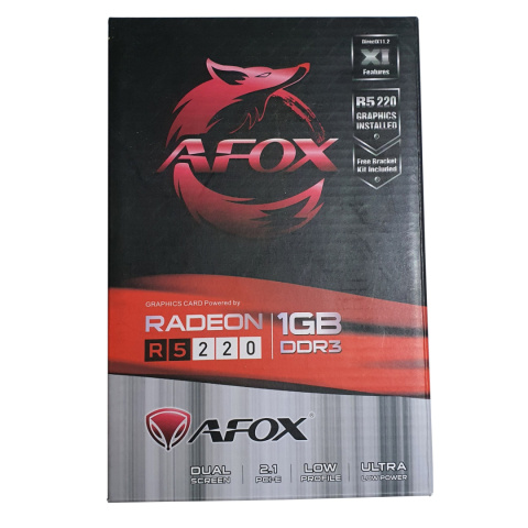 AFOX RADEON R5 220 1GB DDR3 64BIT DVI HDMI VGA LP AFR5220-1024D3L5