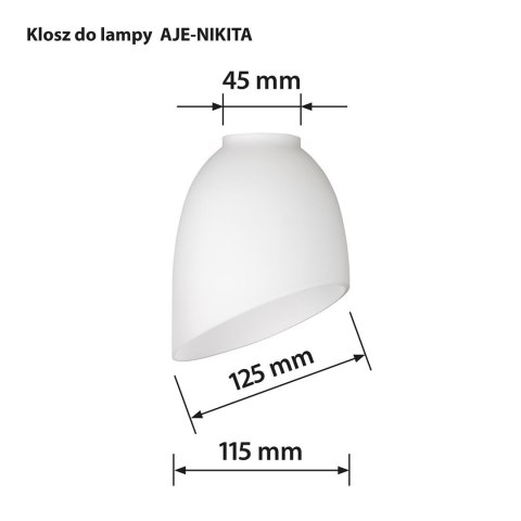 Klosz do lampy NIKITA