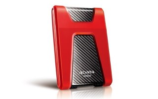 Dysk zewnętrzny ADATA DashDrive Durable HD650 AHD650-1TU3-CRD (1 TB; 2.5"; USB 3.0; 5400 obr/min; kolor czerwony)