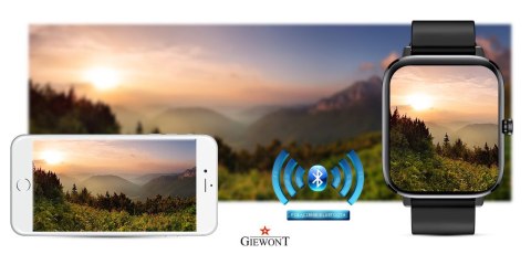 Smartwatch Giewont GW230-2 Czarny-Czarny