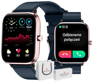 Smartwatch Giewont GW230-5 Różowe Złoto-Niebieski