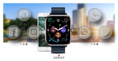 Smartwatch Giewont GW230-5 Różowe Złoto-Niebieski