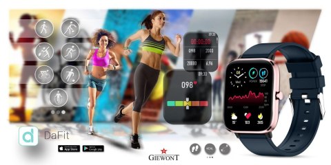 Smartwatch Giewont GW230-5 Różowe Złoto-Niebieski