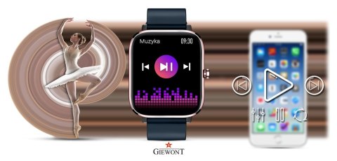 Smartwatch Giewont GW230-5 Różowe Złoto-Niebieski