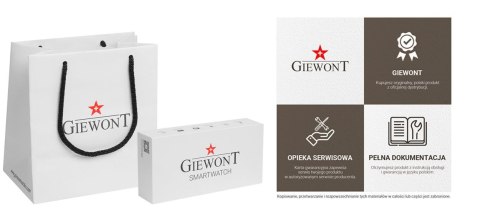 Smartwatch Giewont GW230-5 Różowe Złoto-Niebieski