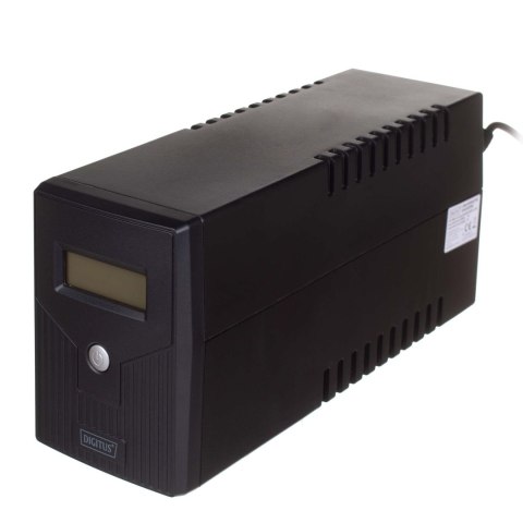 Zasilacz awaryjny UPS DIGITUS Line-Interactive LCD 800VA/480W 1x12V/9Ah AVR 2xSCHUKO USB RJ11