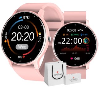 Smartwatch Giewont GW120-1 Różowe Złoto-Różowy