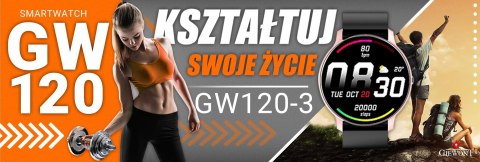 Smartwatch Giewont GW120-3 Różowe Złoto-Czarny