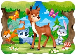 CASTORLAND Puzzle 30 elementów A Deer and Friends - Leśne zwierzątka 4+