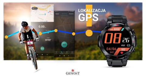 Smartwatch Giewont GW460-1 Czarny