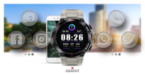 Smartwatch Giewont GW460-3 Szary