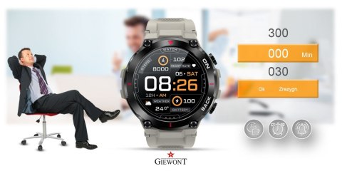 Smartwatch Giewont GW460-3 Szary