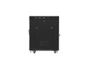 LANBERG SZAFA STOJĄCA RACK 19" 15U 800X1000 DRZWI SZKLANE LCD CZARNA FF01-8015-12BL (FLAT PACK)